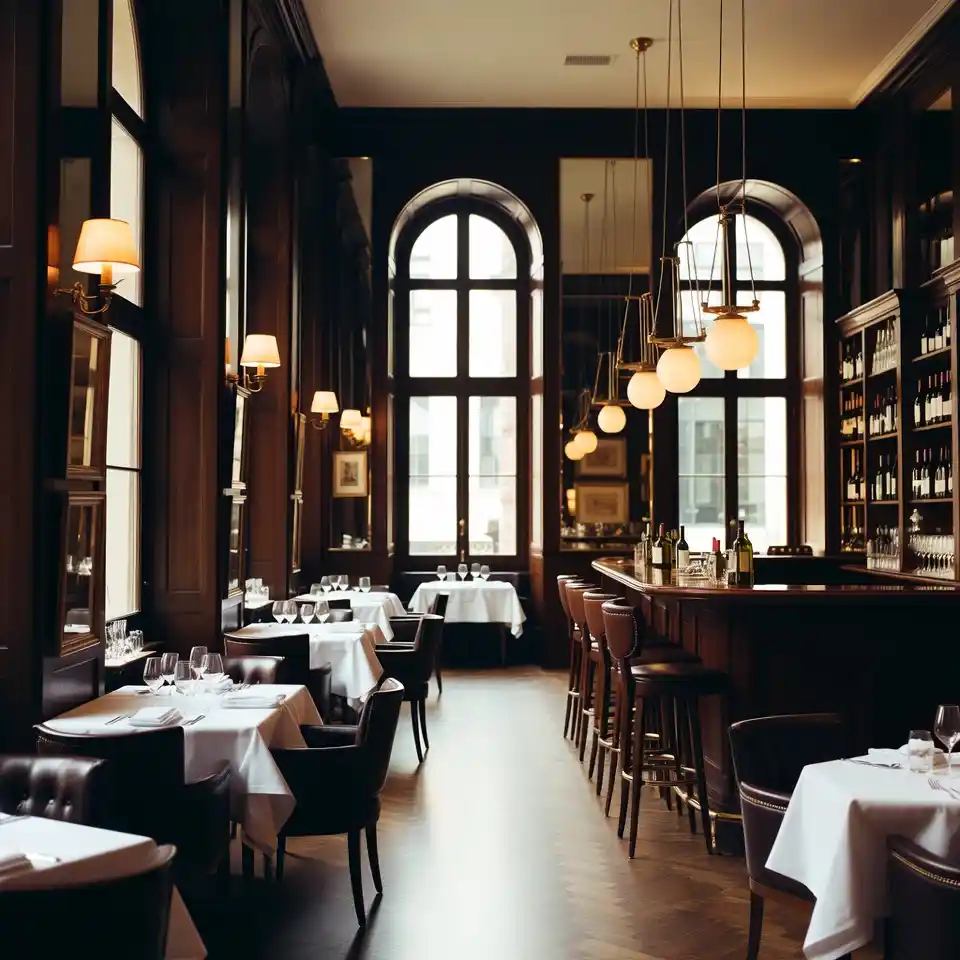 Restaurant gastronomique d'un hôtel en France